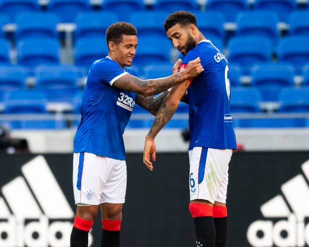 James Tavernier and Connor Goldson