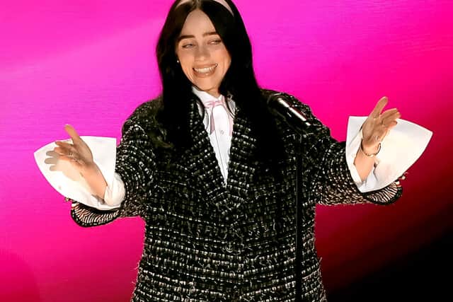 Billie Eilish performs during the 96th Annual Academy Awards on March 10, 2024.