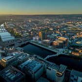 Aerial view of Glasgow 