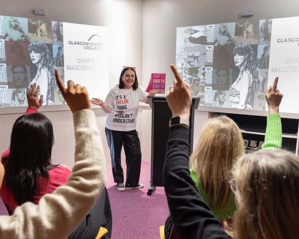Glasgow Clyde College has launched a Taylor Swift masterclass aimed to teach parents and plus ones everything they need to know ahead of her Edinburgh concert.