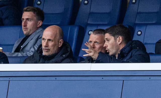 Rangers first-team manager Philippe Clement watches on during the Scottish Youth Cup final at Hampden Park