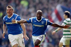 Sone Aluko, once of Rangers, is one of several ex Glasgow stars aiming to be a Premier League player next season (Pic: Getty)