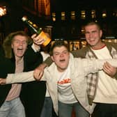 Young men enjoy a night on the town in 2004.