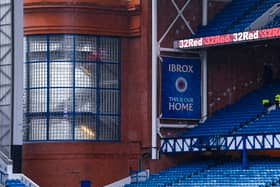 A general view of Ibrox stadium