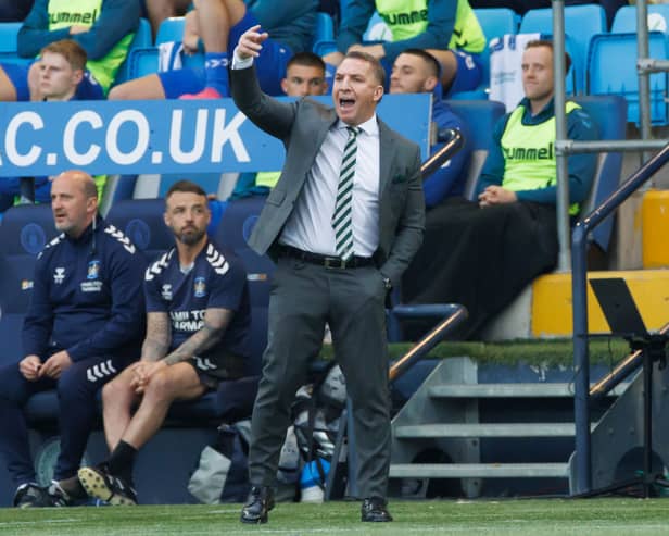 Rodgers was roaring on his Celtic charges, even at 3-0 up and with the game done.