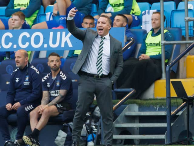 Rodgers was roaring on his Celtic charges, even at 3-0 up and with the game done.