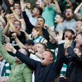 Celtic fans truly lived it up title-style in Ayrshire.