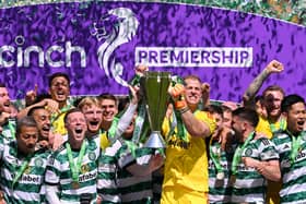 Celtic clinched title glory on Saturday afternoon.
