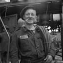 An 'Informal Portrait of a Shipyard Worker' from the Ministry of Information's official collection on the Second World War