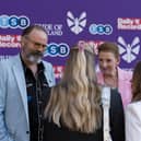 Still Game star Greg Hemphill was suited up for the event along with wife Julie Wilson Nimmo. 