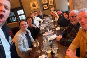 Stars of Two Doors Down reunite for a meal before a show at the Tron Theatre in Glasgow