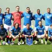 Rangers players were in cup final action