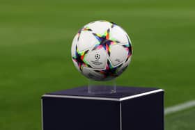 General view of the official match ball 