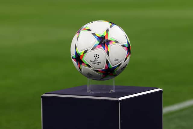 General view of the official match ball