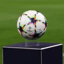 General view of the official match ball 