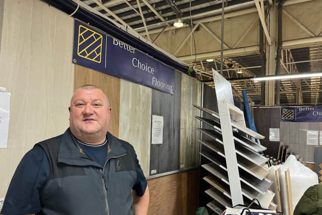 Kenny Madden, owner and operator of Better choice flooring at the Forge Market