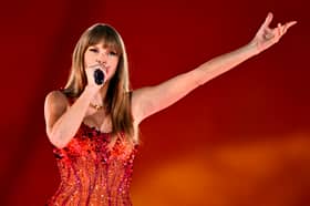Taylor Swift will bring her Eras Tour to Edinburgh this weekend. Photo by Getty.