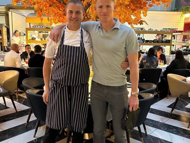Manchester United and Scotland international Scott McTominay was spotted out and about in Glasgow’s city centre 