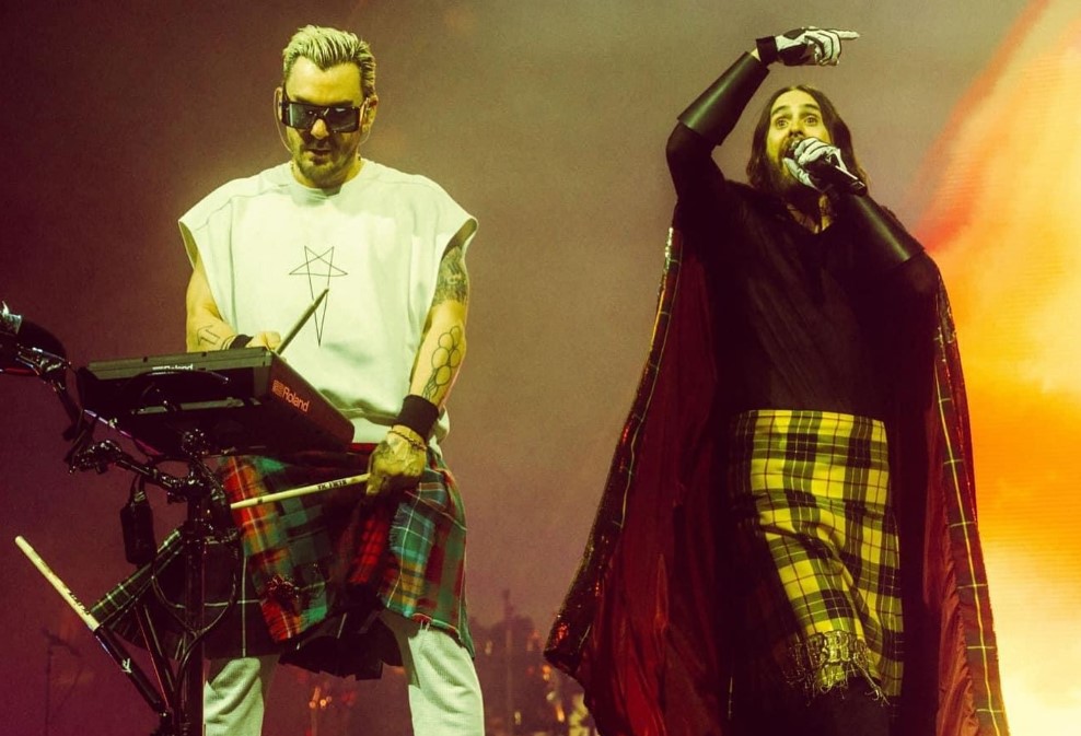 Awright ya bawbag: Hollywood star Jared Leto learns Glaswegian phrases after kilted appearance at The Hydro