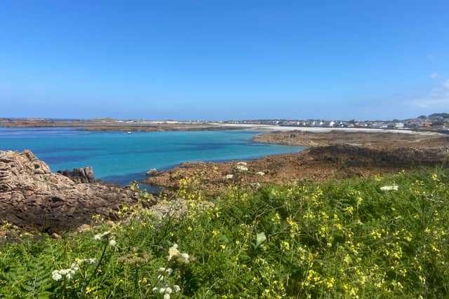 Views of Cobo Bay Beach, one of the Guernsey’s most popular beaches. (Photo: Isabella Boneham)