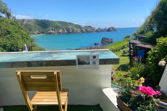 The view from Renoir Tea Gardens in Moulin Huet located in the depths of St. Martins. (Photo: Isabella Boneham)