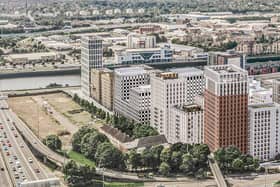 More than 400 homes and a 934-bed student accommodation development can be built near the River Clyde after a firm secured permission from Glasgow City Council.