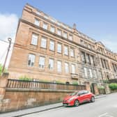 The front of the property on Cecil Street in Glasgow's West End. 