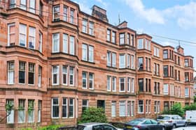 The front of the property on Mount Stuart Street in Shawlands. 