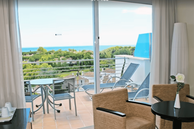 Sea views from your hotel room