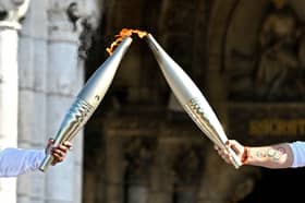 Olympic torch. (Photo by Kristy Sparow/Getty Images)