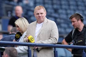 Neil Lennon has been in Romania.