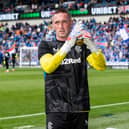 Allan McGregor applauds the Rangers fans before his Testimonial match against Newcastle United in July 2023