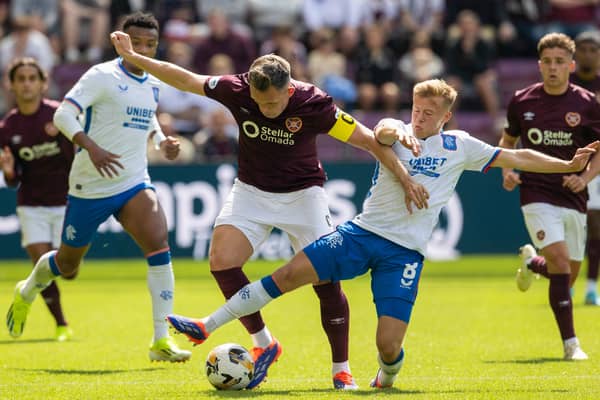 Connor Barron played well on his competitive debut for Rangers