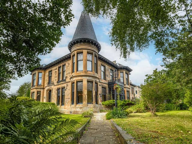The front of the property on Shields Road in Pollokshields. 