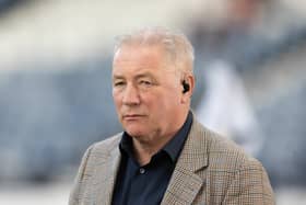 Former Rangers striker Ally McCoist.