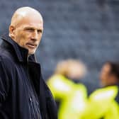Rangers manager Phillipe Clement arrives at Hampden Park ahead of kick-off