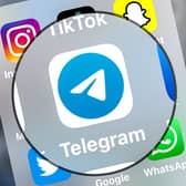 Telegram app on a phone. Photo: DENIS CHARLET/AFP via Getty Images