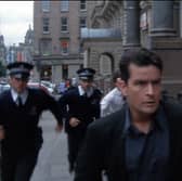 Hollywood actor Charlie Sheen was spotted filming in Glasgow for the film Obit in 1997. During his visit he partied at Archaos on Queen Street. 