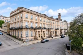 The front of the property on Claremont Terrace in Glasgow's West End. 