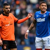 Rangers defender James Tavernier and former Dundee United midfielder Azim Behich