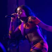 Azealia Banks performs for fans during Splendour in the Grass on July 25, 2015 in Byron Bay, Australia. 