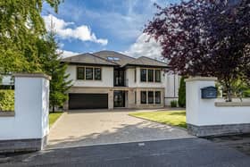 The front of the property on Sunningdale Avenue in Newton Mearns. 