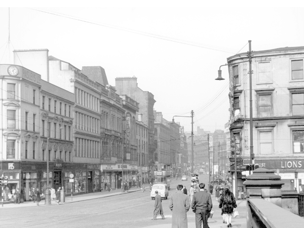 Looking north up Jamaica Street in 1959. 