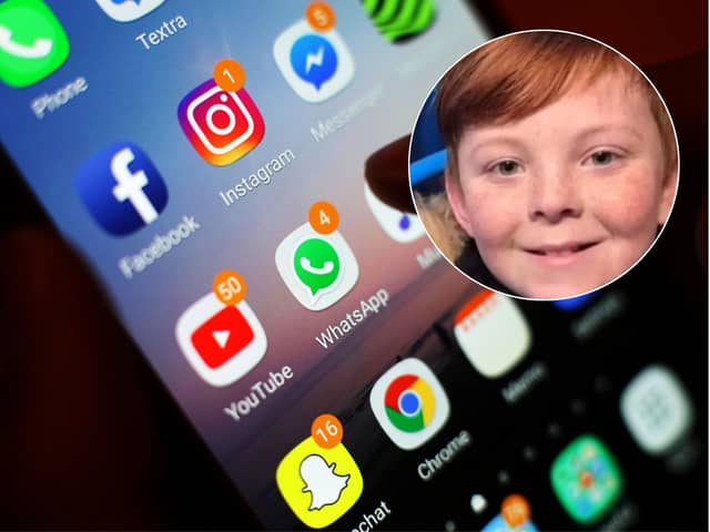 Tommie-lee Gracie Billington, 11, died after he was found unresponsive at a friend's home in Greenset Close, Lancaster in March (Picture inset: Family handout)