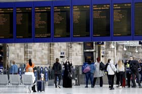 Passengers make their way through Glasgow Central station. Picture: Jeff J Mitchell/Getty Images