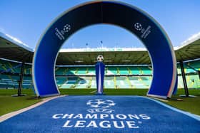 A general stadium view before a UEFA Champions League match between Celtic and SK Slovan Bratislava