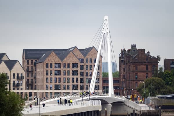 The new £30 million Govan-Partick Bridge over the River Clyde has brought the two communities together