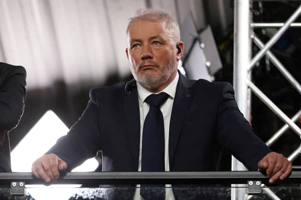 Ally McCoist was on co-commentary duty
