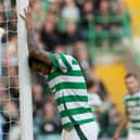 Adam Idah's reaction says it all after a good chance.