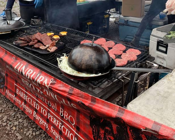 The Charcoal Grill at Linburn Aberdeen Angus at Chatelherault Farmers Marker